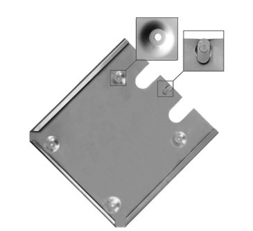 Skylthållare med lås RF 300x300