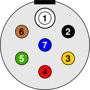 Kontakt 7-pol 24V S Iso 3731