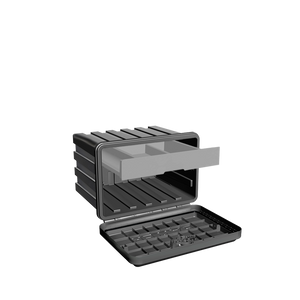 Verktygslåda Plast 1000x500x460 med utd.låda.