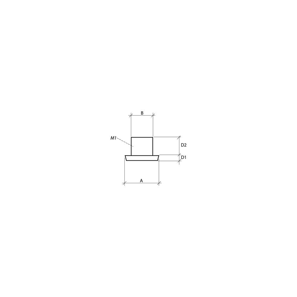 Lock till 3803244 / A:102mm / D1:5,0 / D2:20,0 / B:94-98