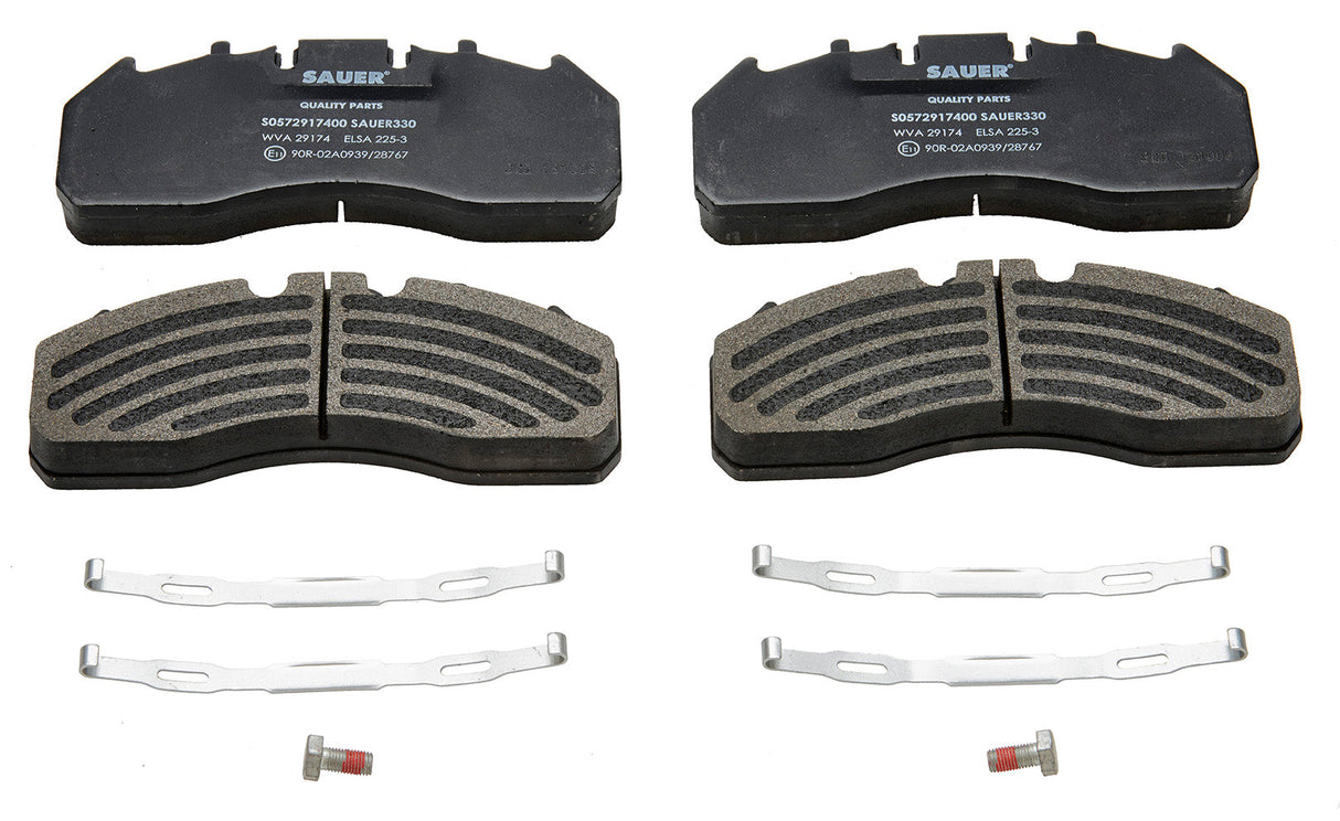 Bromsklossar, 22,5", ELSA225-3, Volvo / Renault