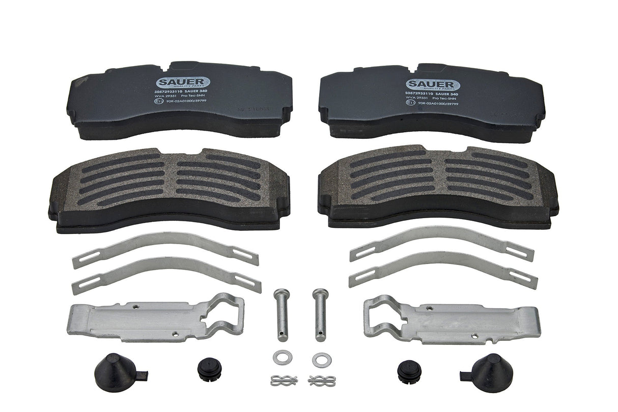 Bromsklossar, 22,5", SN7 HP, Scania